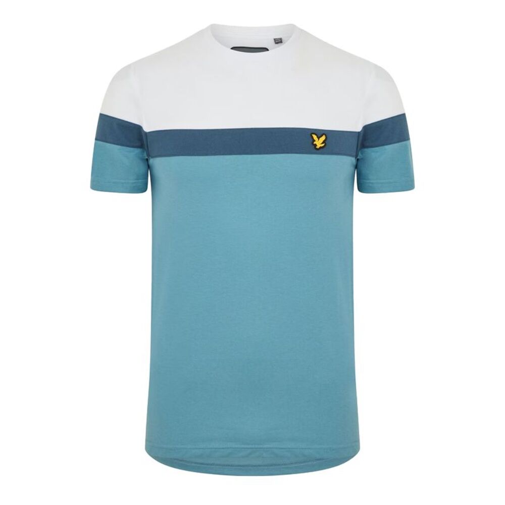 Lyle & Scott Mens Embroidered Logo T-Shirt / White